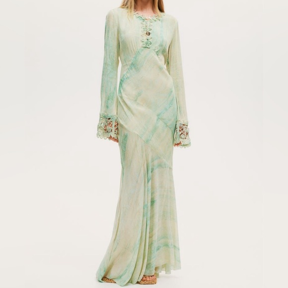 Hm studio embellished patterned dress - Picture 1 of 8